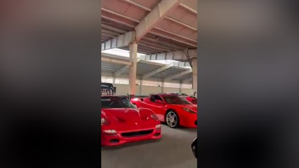 Encuentran una valiosísima colección de coches de lujo junto a la residencia de Al Asad en Damasco