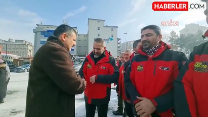 Erzurum'da Köşk Göleti'nde Doğa ve Kış Sporları İçin Gezi Düzenlendi