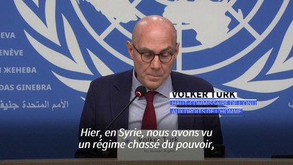 Chute d'Assad en Syrie: l'ONU appelle à juger les crimes du passé