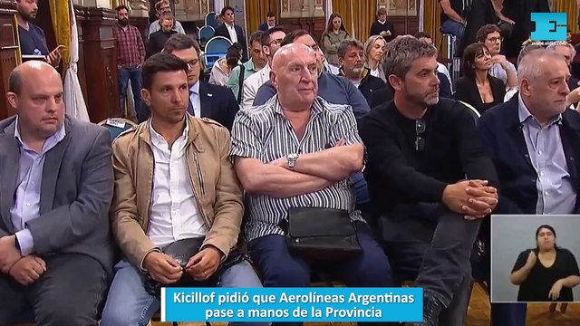 Kicillof pidió que Aerolíneas Argentinas pase a manos de la Provincia: La patria no se vende”