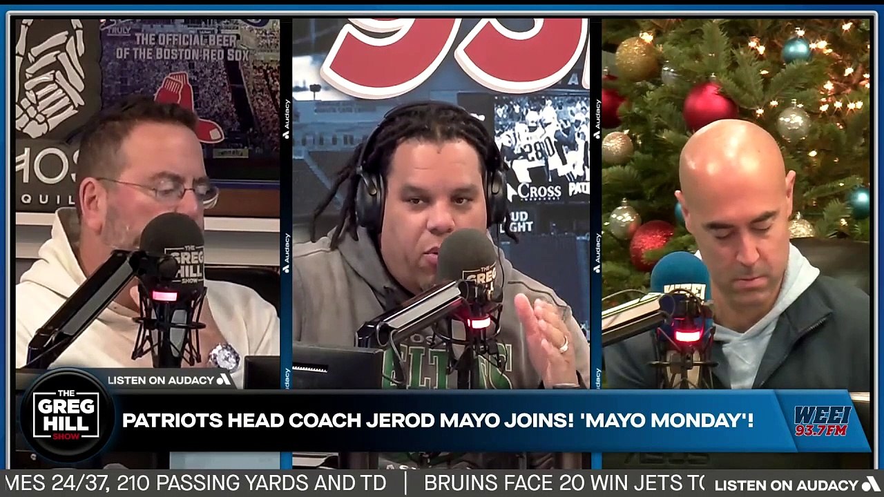Patriots Head Coach Jerod Mayo joins! Does Mayo think Patriots roster will be better next year?