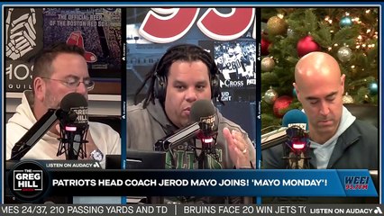 Patriots Head Coach Jerod Mayo joins! Does Mayo think Patriots roster will be better next year?