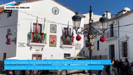 Castaño del Robledo, el pueblo onubense con los adornos navideños más artesanos