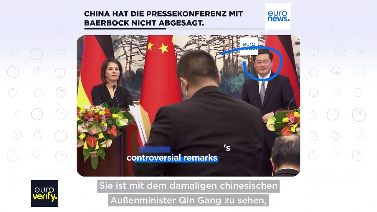 Faktencheck: Wurde Außenministerin Baerbock in China aus einer Pressekonferenz geschmissen?