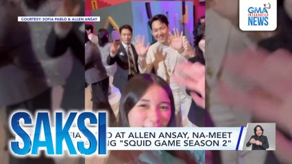 Sofia Pablo at Allen Ansay, na-meet ang cast ng "Squid Game Season 2" | Saksi