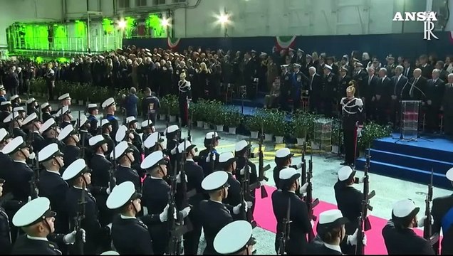 Livorno, Mattarella partecipa alla cerimonia della Marina militare