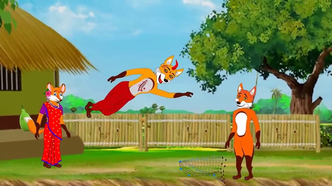 লাউ পুকুরে রুই মাছ _ Lao Pukure Rui Mach _ Fox Cartoon _ Rupkothar Golpo _ B_HD