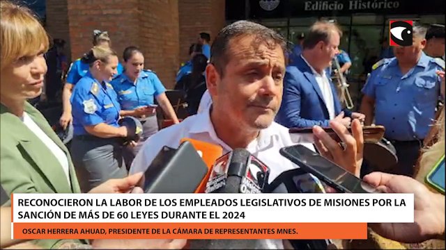 Reconocieron la labor de los empleados legislativos de Misiones por la sanción de más de 60 leyes durante el 2024