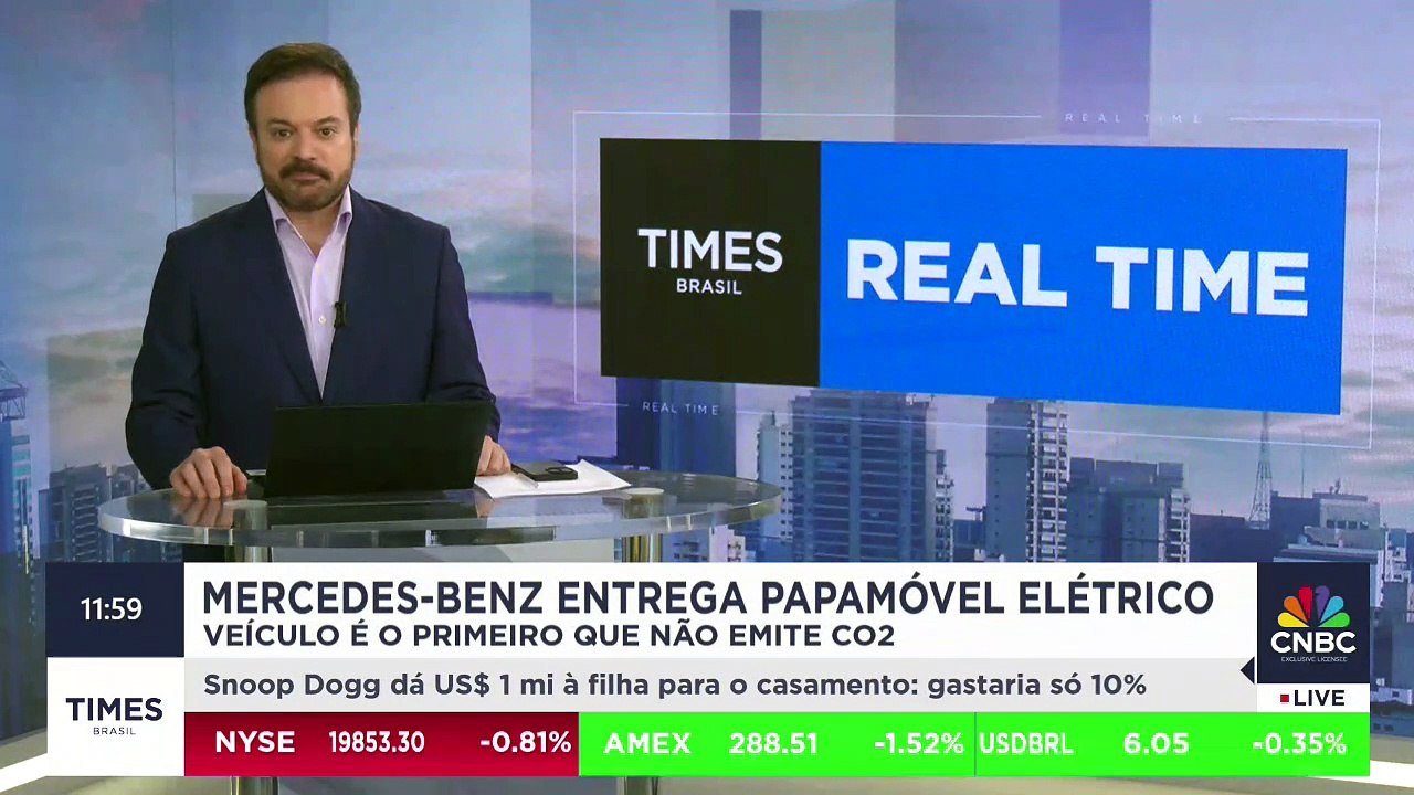 Mercedes-Benz entrega Papamóvel elétrico