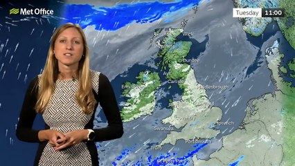 Met Office Monday evening weather forecast 09/11/2024