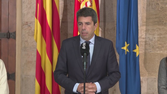 Mazón apuesta por un homenaje a las víctimas de la dana cuando corresponda junto al Gobierno