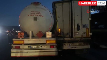Samsun'da LPG Yüklü Tanker Tıra Çarptı: Facianın Eşiğinden Dönüldü