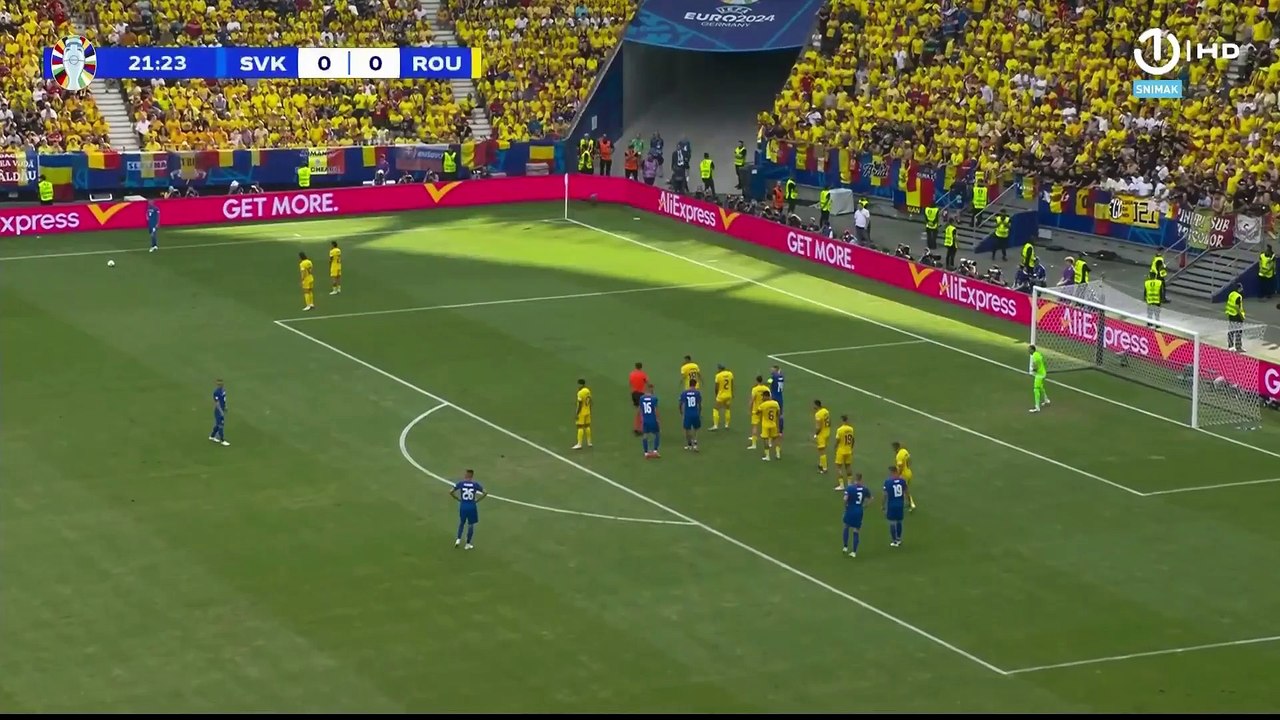 Slovačka 1:1 Rumunjska Euro 2024 BHRT