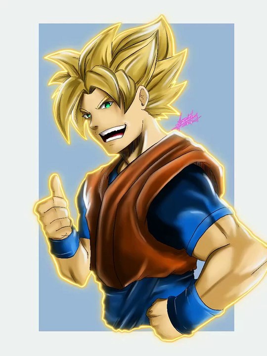 FONSIJA YANG ARTS - DRAGON BALL Z - SON GOKU - DIGITAL PAINTING - PROCREATE