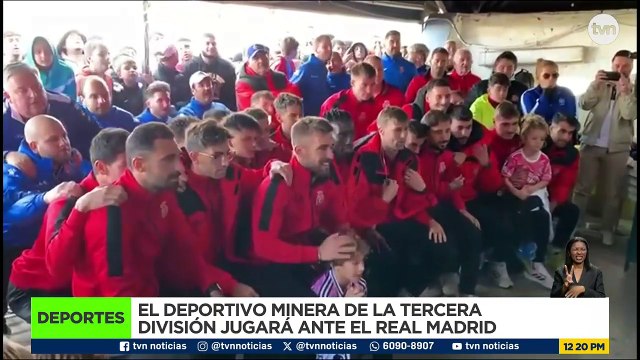 Reacción de jugadores de Deportiva Minera luego de concoer a su rival en la Copa del Rey