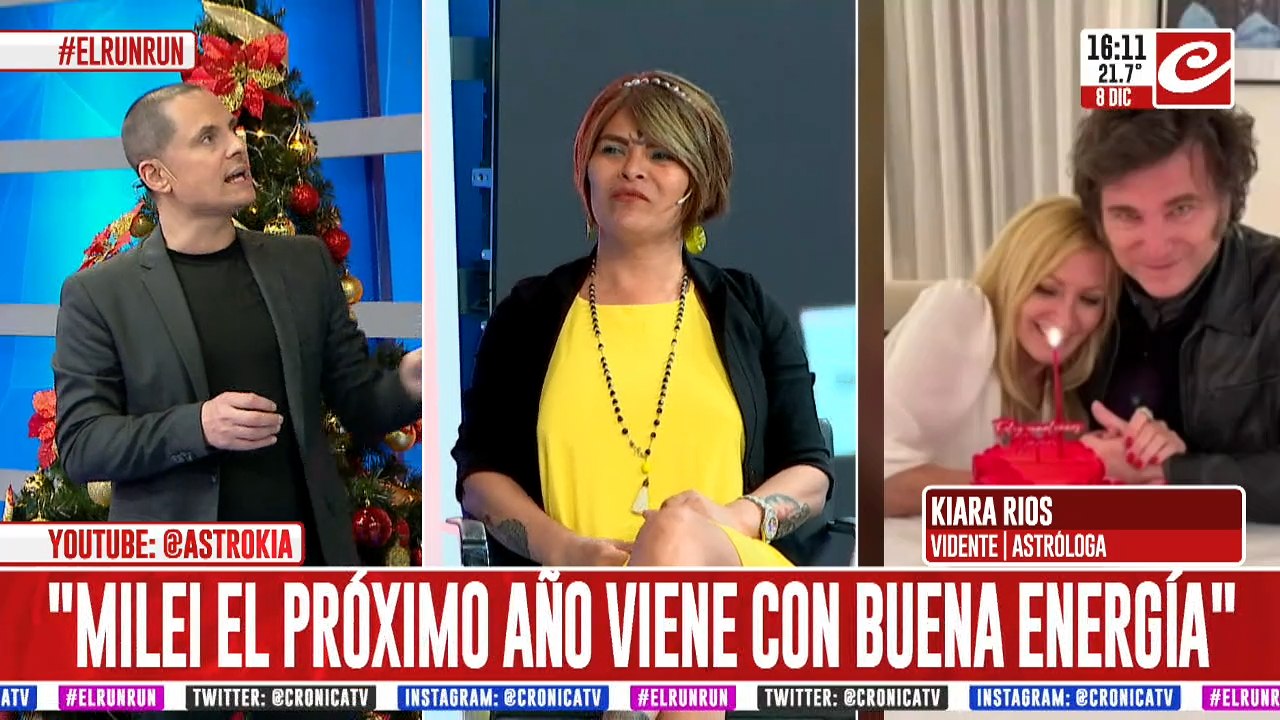 yuyito gonzalez y javier milei se podrían llegar a casar, según una vidente - el run run del espectáculo