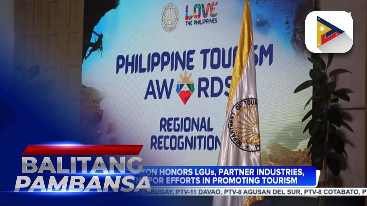 DOT-Calabarzon honors LGus, partner industries, institutions for efforts in promoting tourism