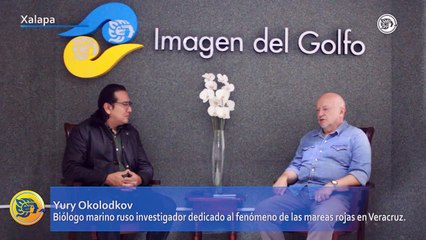 Yury Okolodkov, un investigador dedicado al fenómeno de las mareas rojas en Veracruz