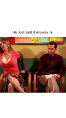 He just can't control himself looking at her