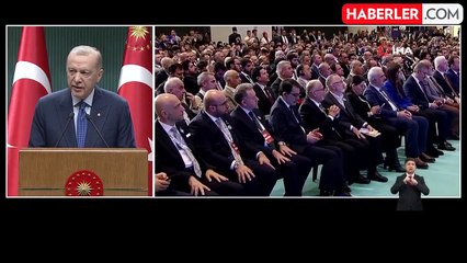 Cumhurbaşkanı Erdoğan: "Esad arkasında 1 milyona yakın insanın katledildiği, bir çok şehri enkaza dönmüş bir Suriye bırakarak kaçmıştır"