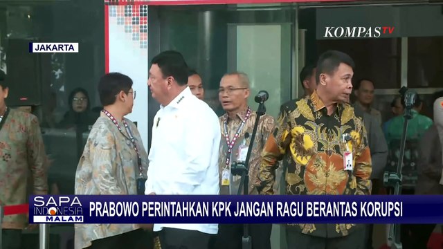 Menko Polkam Sampaikan Perintah Prabowo pada KPK untuk Jangan Ragu Berantas Korupsi