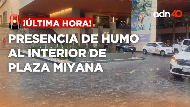 🚨¡Última Hora! Presencia de humo en Plaza Miyana en Polanco; bomberos ya atienden la emergencia