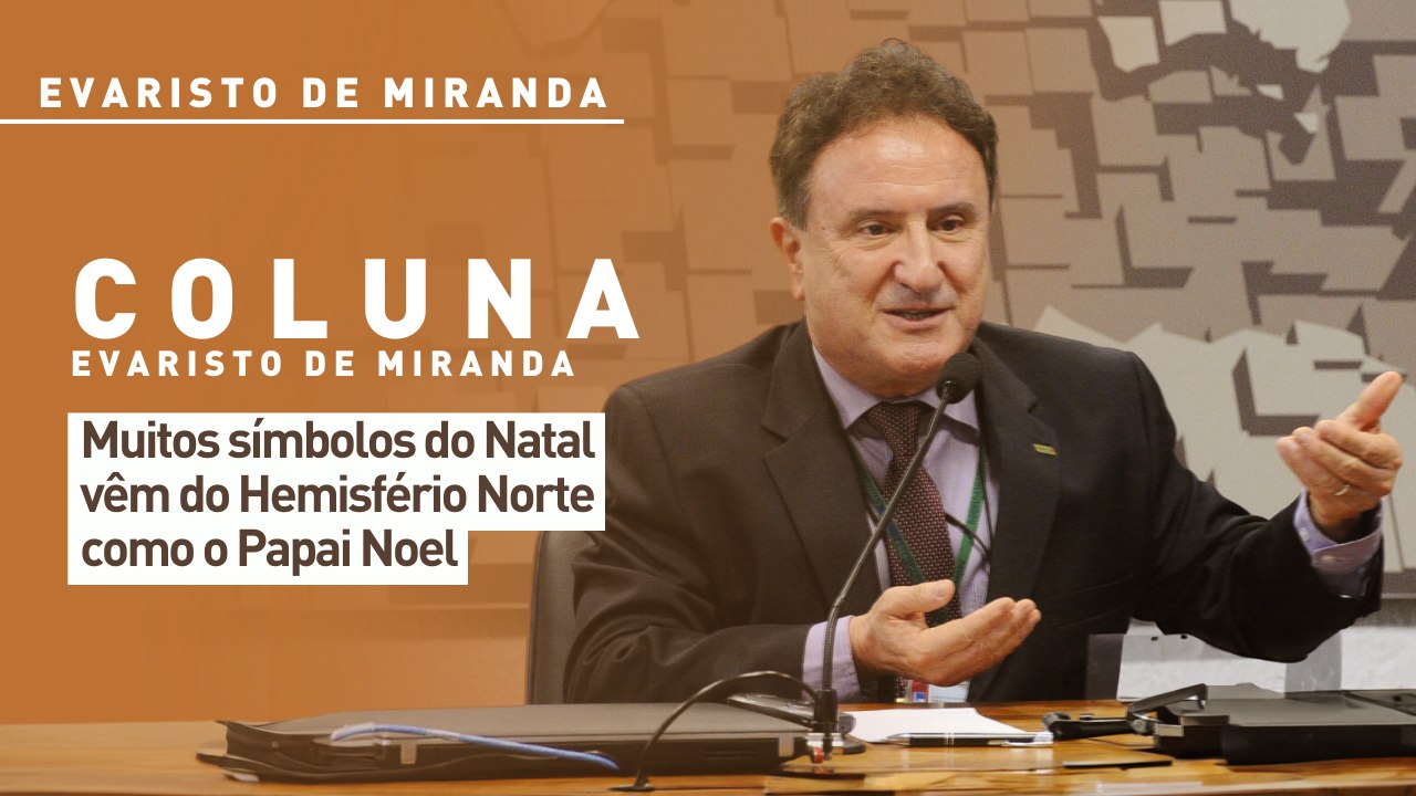 Muitos símbolos do Natal vêm do Hemisfério Norte como o Papai Noel