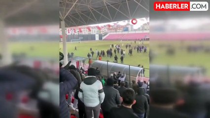 Bağlumspor - Karadeniz Ereğli Belediyespor Maçı Seyirciler Nedeniyle Ertelenildi