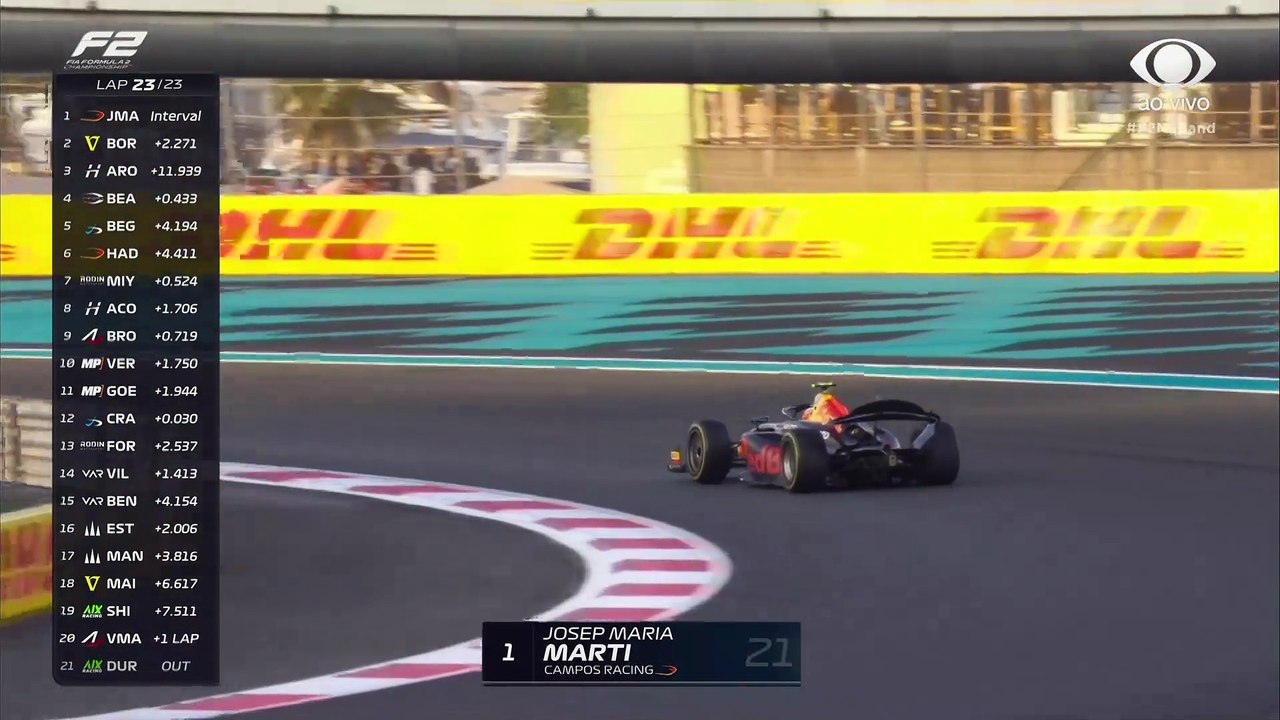 Bortoleto é segundo na Sprint e fica mais perto do título da F2