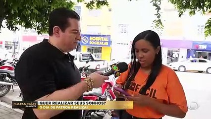 Pediu demissão! Participante larga emprego para participar do Dia de Patroa