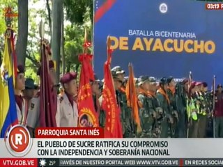 Sucre | Pueblo de la parroquia Santa Inés conmemora 200 años de la Batalla de Ayacucho