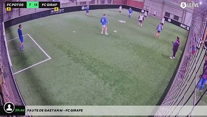 Faute de Gaetan M - Fc Girafe