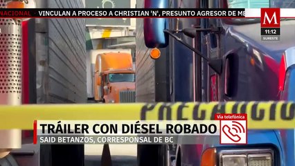 Encuentran tráiler cargado con 44 mil litros de diésel robado en Tijuana, BC