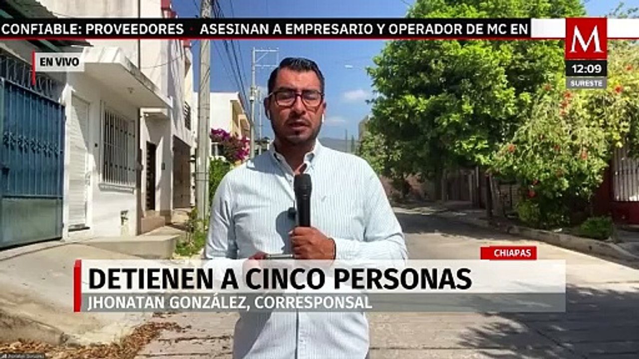 Detienen a 5 y aseguran armas y cartuchos tras operativos en tres municipios de Chiapas