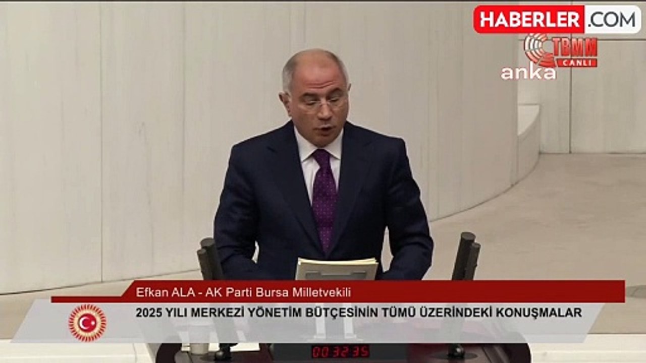 TBMM Genel Kurulu... Ak Parti Genel Başkanvekili Ala: "Biz Ayrıştırmadık, Birleştirdik.