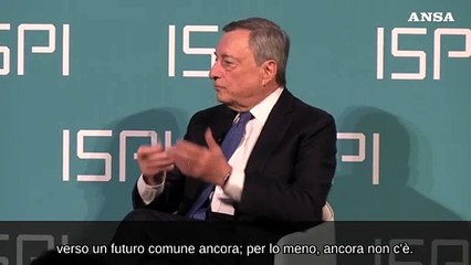 Ue, Draghi: "Leadership franco-tedesca indebolita, ma non ne vedo altre"