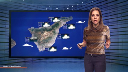 La previsión del tiempo en Canarias para el 10 de diciembre de 2024, en Atlántico Televisión.