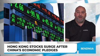 Hong Kong Stocks Surge After China's Economic Pledges