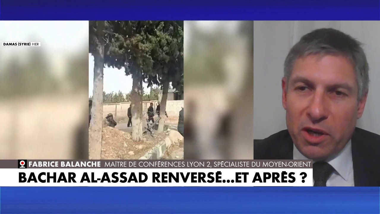 Fabrice Balanche : «Il y a de fortes chances que Bachar Al-Assad soit en Russie.»