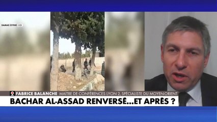 Fabrice Balanche : «Il y a de fortes chances que Bachar Al-Assad soit en Russie.»