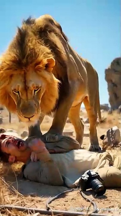 lion attack