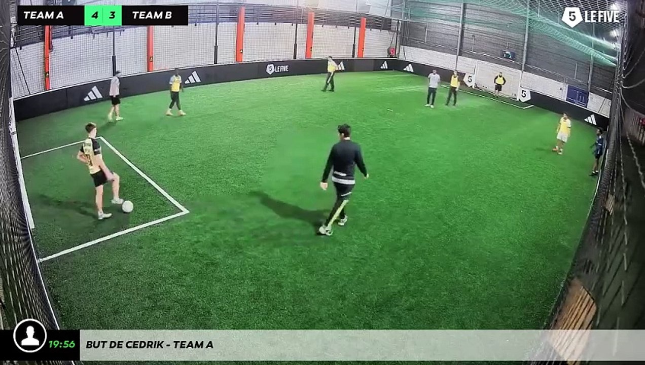 But de Cedrik - Team A