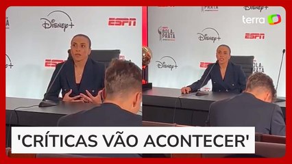 Marta se emociona ao falar sobre expectativa para Copa do Mundo feminina no Brasil