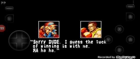 Fatal Fury Terry Bogard vs Michael Max  Terry Bogard é derrotado por Michael Max