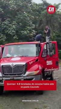 Queman 9.8 toneladas de cocaína había sido ocupada Caucedo