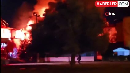 Manavgat'ta Ev Yangını: Patlama Sesleri Korku Dolu Anlar Yaşattı