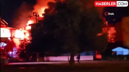 Manavgat'ta Ev Yangını: Patlama Sesleri Korku Dolu Anlar Yaşattı