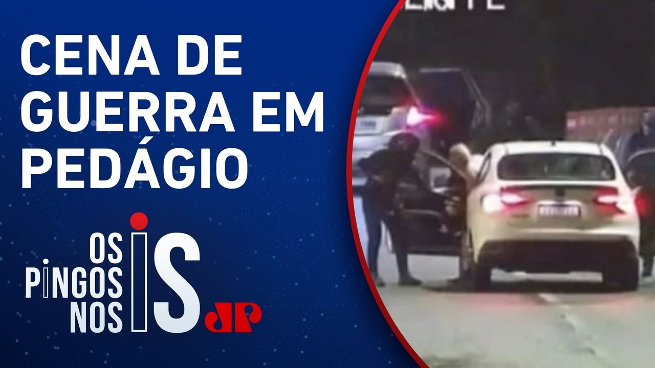 Criminosos armados com fuzis e explosivos assaltam pedágio e fazem reféns em rodovia de SP