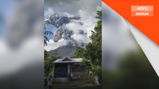 Gunung berapi Kanlaon meletus, 87,000 penduduk berpindah