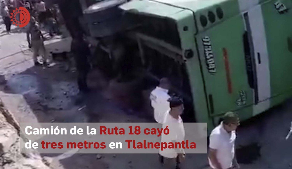 Cae de tres metros de altura camión Ruta 18; reportan 10 lesionados ...